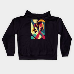 Abstract woman Kids Hoodie